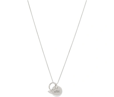 Shop Marc Jacobs The Medallion" Necklace In Silver