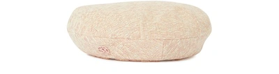 Shop Maison Michel Flore Beret In Pink