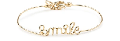 Shop Atelier Paulin Smile Bracelet In Gold