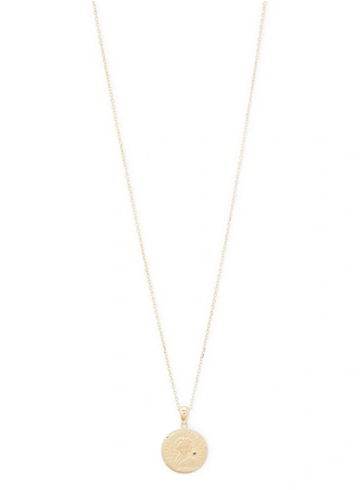 Shop Anissa Kermiche Louise D'or Coin Pendant In Gold