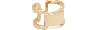 Shop Imai Enchained Ring In Goldplated
