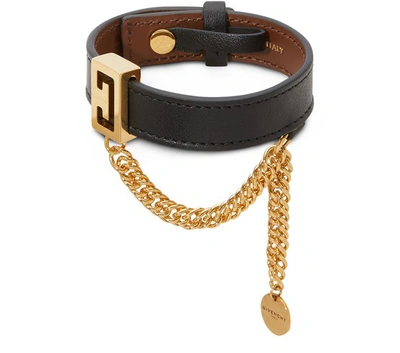 Shop Givenchy Gv Heart Bracelet In Noir