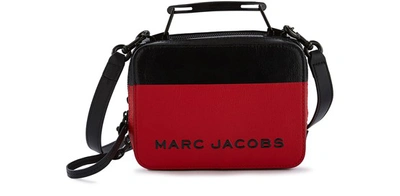 Shop Marc Jacobs The Box 20" Crossbody Bag In Rouge Multi