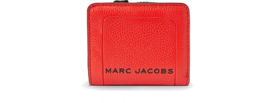 Shop Marc Jacobs Mini Compact" Wallet In Geranium