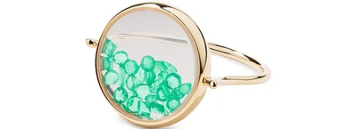Shop Aurelie Bidermann Emeralds Chivor Ring