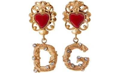 Shop Dolce & Gabbana Dg Earrings In Oro