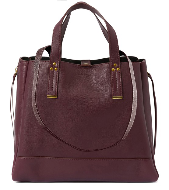 Jérôme Dreyfuss Georges Medium Hand Bag In Burgundy | ModeSens