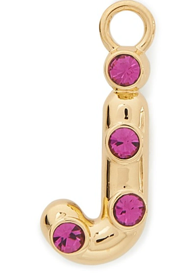 Shop Marc Jacobs The Bubbly J Crystal Pendant In Gold