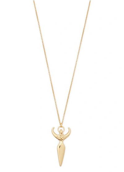 Shop Chloé Feminities Necklace In Gold