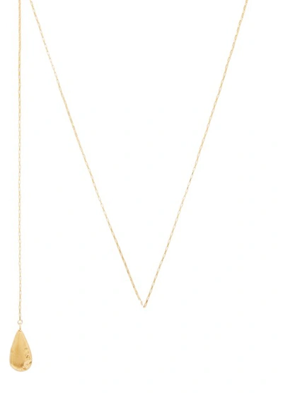 Shop Alighieri The Tear And The Vessel Necklace In Gold