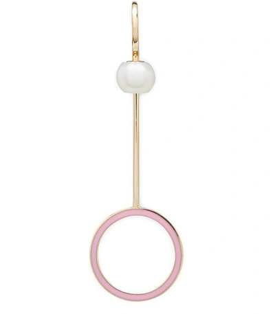 Shop Delfina Delettrez Bubble Single Earring In Pink