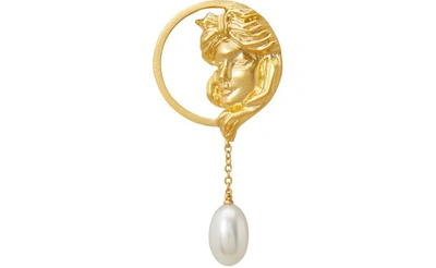 Shop Anissa Kermiche Madame Tallien Single Earring In Gold