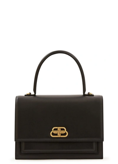 Shop Balenciaga Sharp M Handbag In 1000