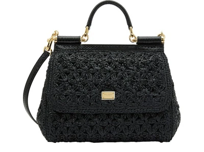 Shop Dolce & Gabbana Sicily Handbag In Nero/nero