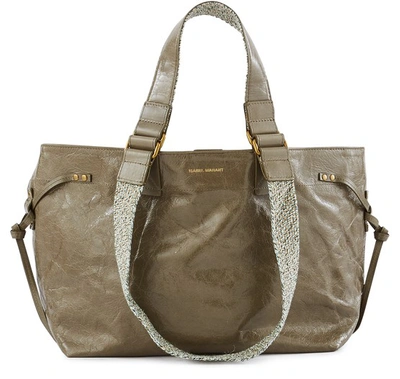 Shop Isabel Marant Bagya New Handbag In Light Khaki