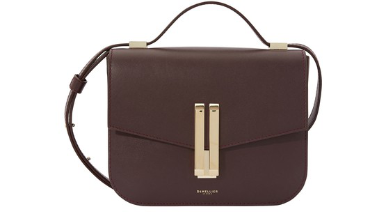 Demellier Vancouver Handbag In Burgundy | ModeSens