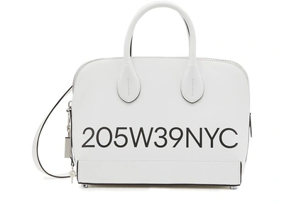 Shop Calvin Klein 205w39nyc Dalton Small Handbag In Optic White