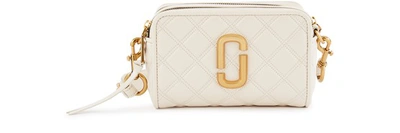 Shop Marc Jacobs The Softshot 21 Crossbody Bag In Ivory