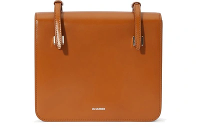 Shop Jil Sander Small Holster Shoulder Bag In 212 - Medium Brown