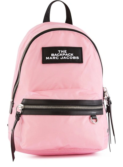 Shop Marc Jacobs Medium Backpack In Powder Pink