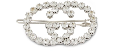 Shop Gucci Gg Hair Pin In White