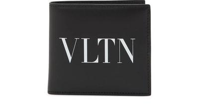 Shop Valentino Garavani Wallet In Nero-bianco