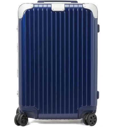 Shop Rimowa Hybrid Check-in M Luggage In Blue Gloss