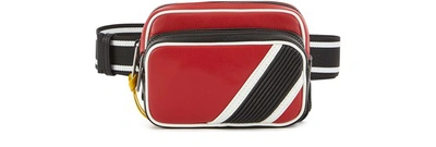 Shop Givenchy Mc3 Belt Bag Bag In Red/white/black