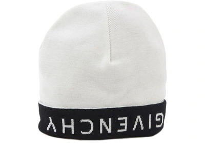 Shop Givenchy Reversible Beanie In Black/white
