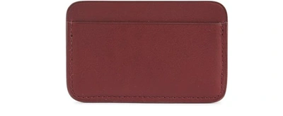 Shop Laperruque Baranil Card Holder In Burgundy