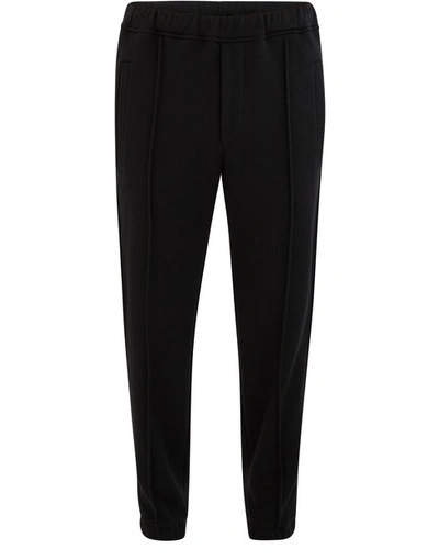 Shop Fendi Trousers In Nero