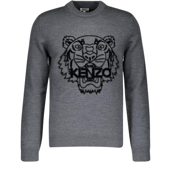 kenzo black tiger jumper