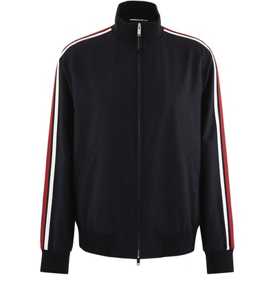 Shop Valentino Sport Jacket In Navy/red/white
