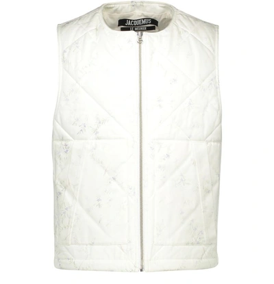 Shop Jacquemus Romarin Waistcoat In White