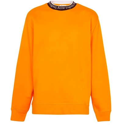 Shop Acne Studios Sweatshirt In Carrot Orange