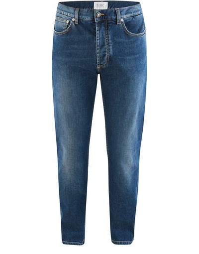 Shop Givenchy Slim Fit Denim Trousers In Blue