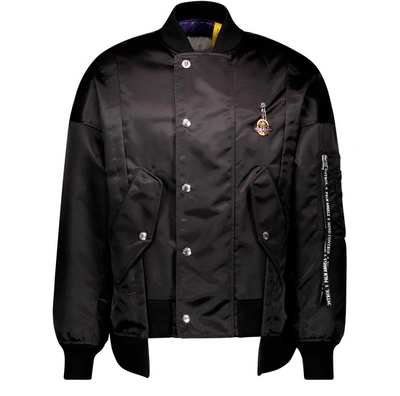 Shop Moncler Genius Palm Angels - Axl Jacket In Black