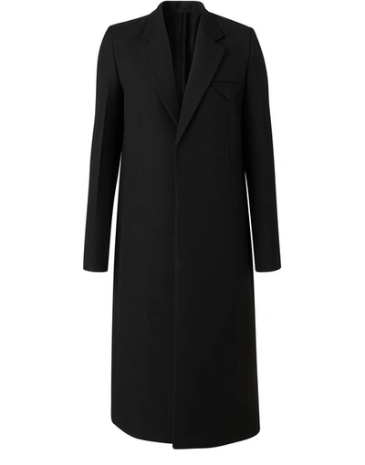 Shop Bottega Veneta Coat In Black