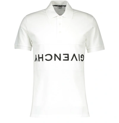 Shop Givenchy Slim Fit Logo Polo Shirt In White