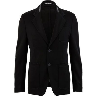 Shop Givenchy Band Deconstructed Jacket In Black