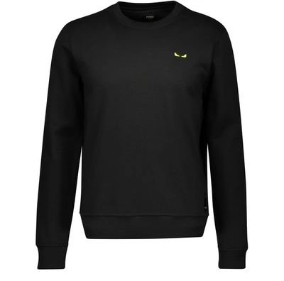 Shop Fendi I See You Sweatshirt In Black