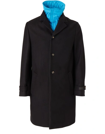 Shop Kenzo 3/4-length Coat In Black
