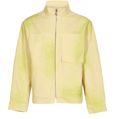 Shop Jacquemus Valensole Blouson Jacket In Lime Green