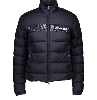 Shop Moncler Servieres Winter Jacket In Navy