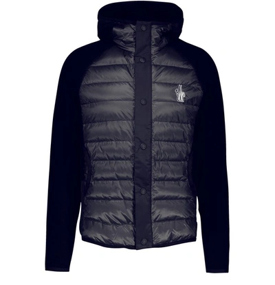Shop Moncler Cardigan In Charcoal