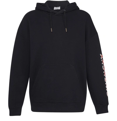 Shop Givenchy Tufting Embroidered Hooded Sweatshirt In Black