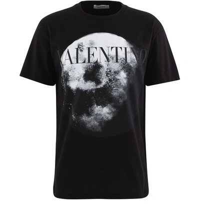 Shop Valentino Moon Dust And Poem T-shirt In Black
