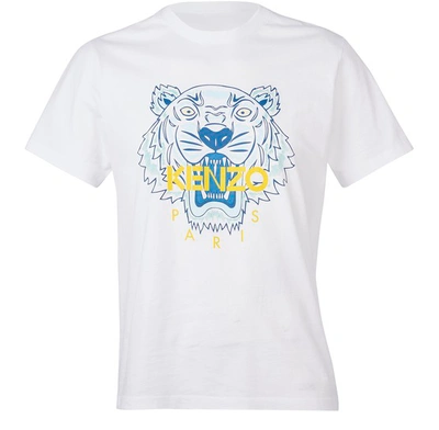 Shop Kenzo Classic Tiger T-shirt In White