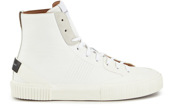 givenchy white high top sneakers