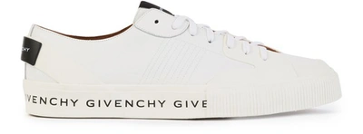 Shop Givenchy Tennis Light Low Top Trainers In White